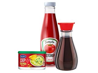 Mērces, kečupi, majonēze