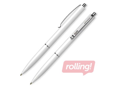 Lodīšu pildspalva Schneider, K15, balts korpuss, zila