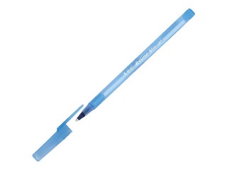 Lodīšu pildspalva Bic Round Stick, 1mm, zila