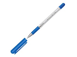 Lodīšu pildspalva Stanger, softgrip, zila