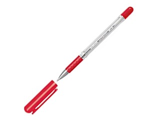 Lodīšu pildspalva Stanger softgrip, sarkana