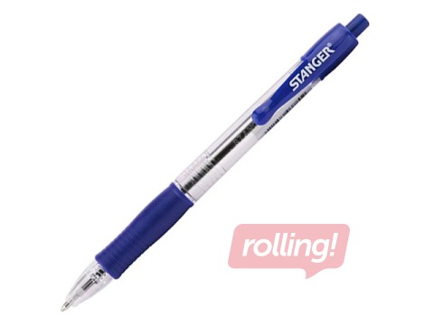 Lodīšu pildspalva Stanger softgrip R, 1mm, zila