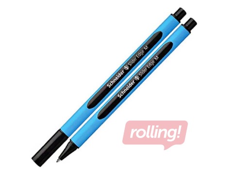Lodīšu pildspalva Schneider Slider Edge F, 0.7mm, melna