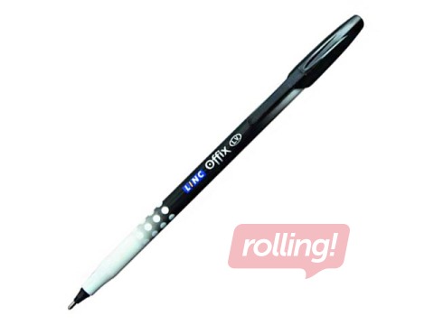 Lodīšu pildspalva Linc Offix, melna