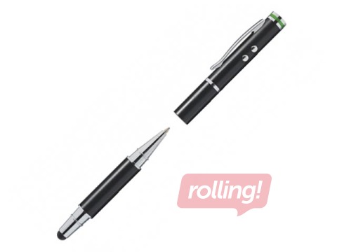 Lodīšu pildspalva - ekrānzīmulis 4 vienā  Leitz Complete, melna