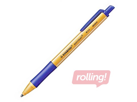 Lodīšu pildspalva Stabilo Pointball, zila tinte