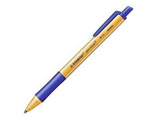 Lodīšu pildspalva Stabilo Pointball, zila tinte