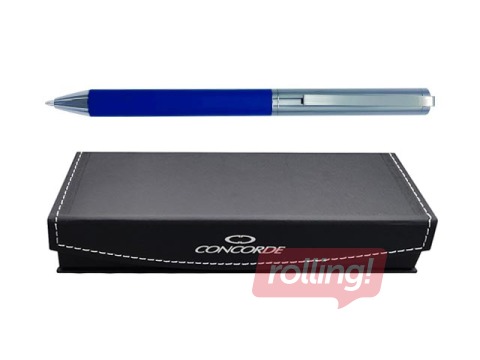 Lodīšu pildspalva Concorde Boss, 1mm, zils korpuss, zila