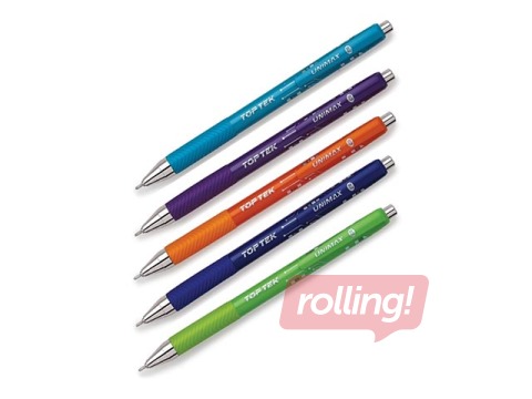 Lodīšu pildspalva Unimax Top Trek Plastic, 0.7mm, zila