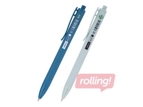 Lodīšu pildspalva Eco friendly, 0.7mm, zila