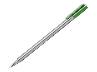 Flomāsterpildspalva Staedtler Triplus fineliner, 0.3mm, zaļa