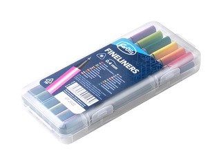 Flomāsterpildspalvas Forofis Fineliner, 0.4mm, 12 krāsas