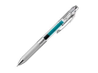 Gēla pildspalva Pentel Energel Pure, automātiska, 0.5mm, tirkīza