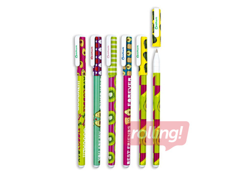 Gēla pildspalva Centrum FRUITS, dzēšama, 0.5mm, zila tinte