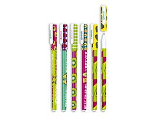 Gēla pildspalva Centrum FRUITS, dzēšama, 0.5mm, zila tinte