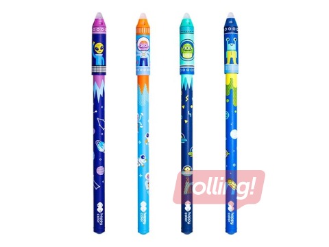 Gēla pildspalva Happy Color Space, dzēšama, 0.5mm, zila tinte