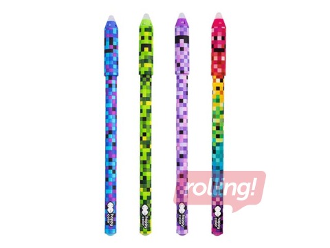 Gēla pildspalva Happy Color Pixi, dzēšama, 0.5mm, zila tinte