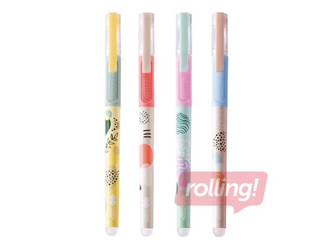 Gēla pildspalva Happy Color Aura, dzēšama, 0.5mm, zila tinte