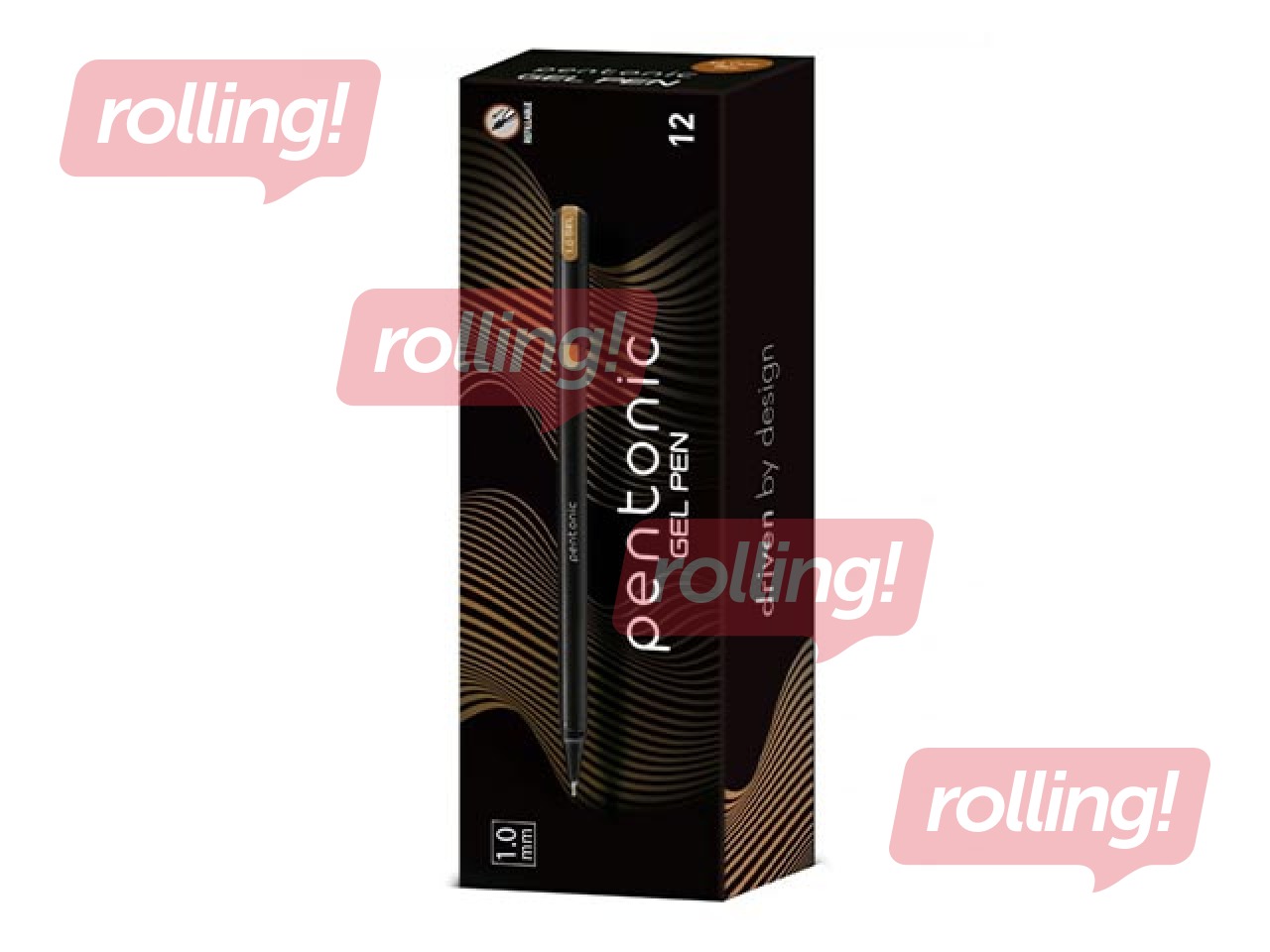 Gēla pildspalva Linc Pentonic, zelta