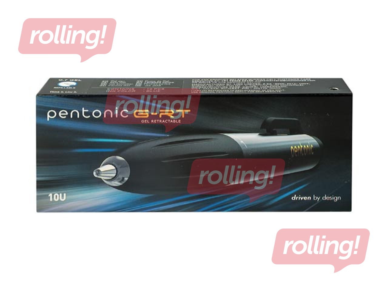 Gēla pildspalva Linc Pentonic GRT, zila