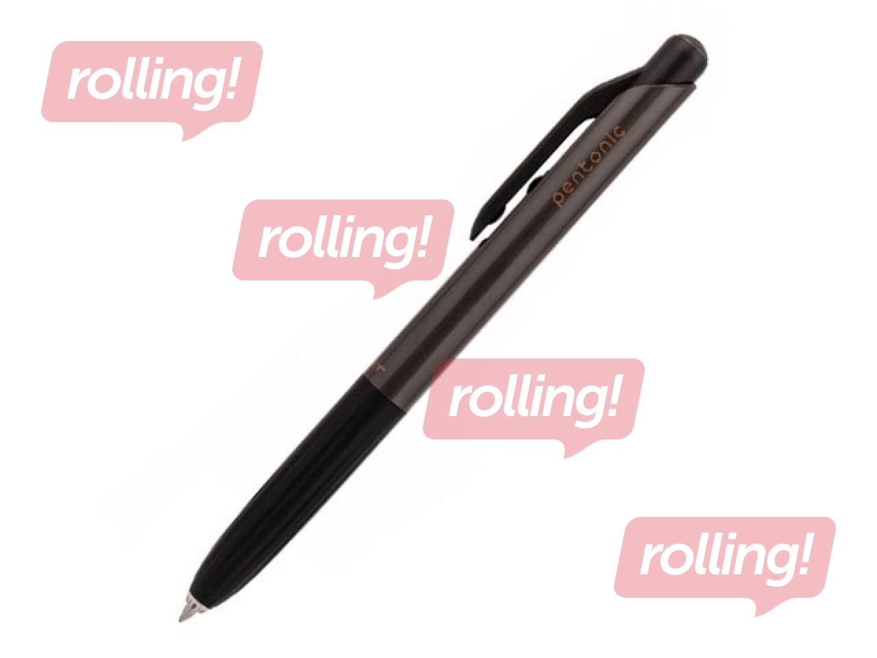 Gēla pildspalva Linc Pentonic GRT, melna