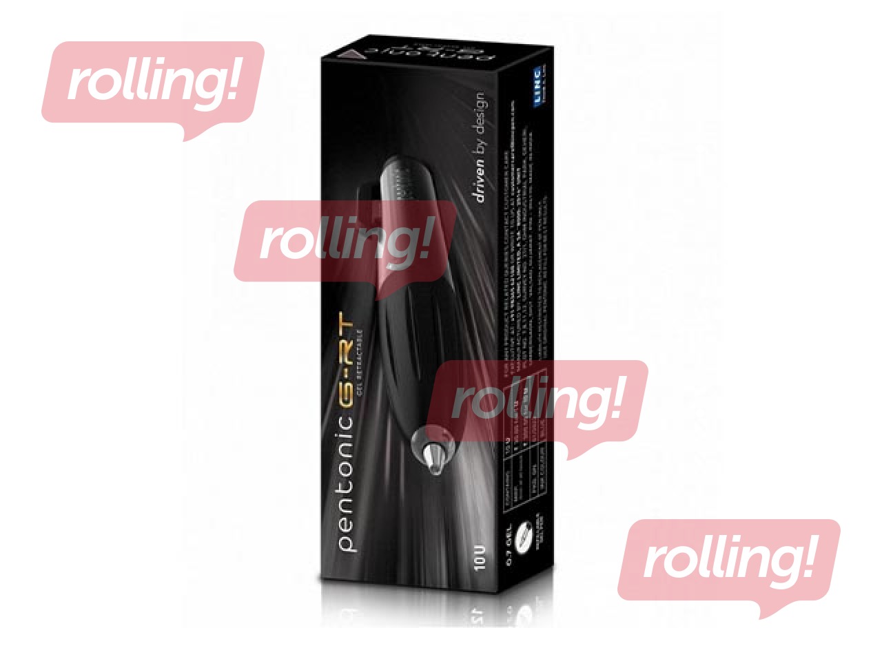 Gēla pildspalva Linc Pentonic GRT, melna