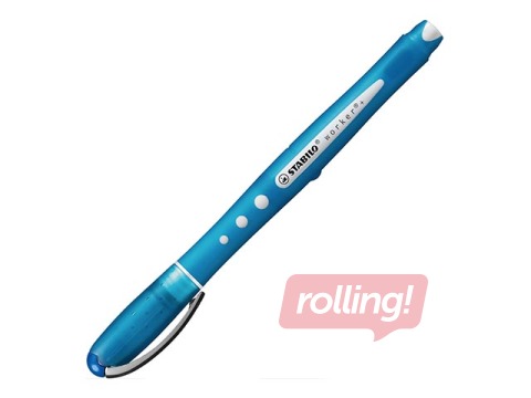 Gēla pildspalva Stabilo worker+ colorful, 0.5mm, zila