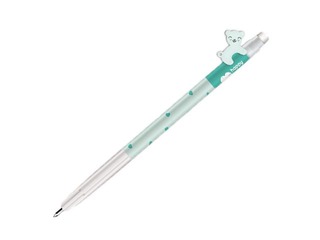 Gēla pildspalva Happy Color, Hello Bears, Pastel, dzēšama, zila tinte, 0.5mm