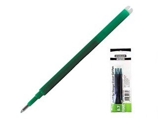 Gēla serdenis Stanger Eraser Gel Pen, zaļš, 3 gab.