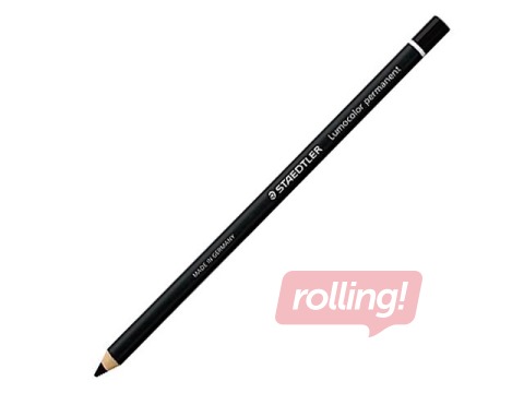 Zīmulis - marķieris Staedtler Lumicolor glasochrom, melns