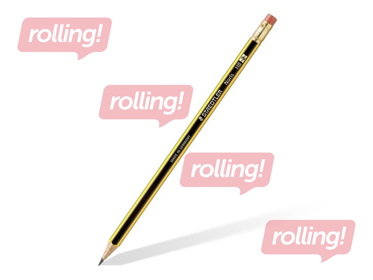 Zīmulis Staedtler Noris, ar dzēšgumiju, HB