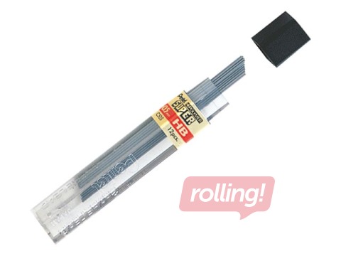 Grafīti mehāniskajam zīmulim PENTEL HI-POLYMER, 0.5 mm, HB 