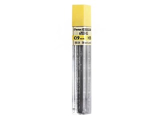 Grafīti mehāniskajam zīmulim PENTEL HI-POLYMER 0.9 mm, HB 