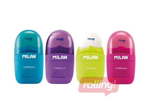 Zīmuļu asinātājs Milan Capsule, ar dzēšgumiju 