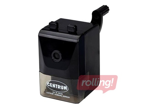 Zīmuļu asinātājs Centrum, mehānisks, melns