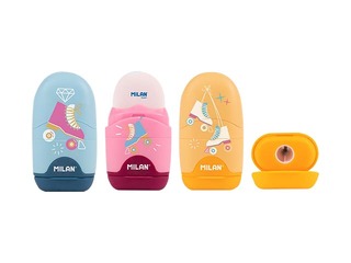 Zīmuļu asinātājs ar dzēšgumiju Milan Capsule Roller 