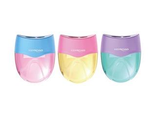 Zīmuļu asinātājs dubultais ar konteineru Keyroad Mellow Duo Pastel, dažādas krāsas