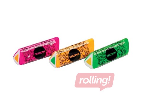 Dzēšgumija Centrum, dažādas krāsas, trīsstūra formā