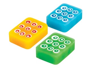 Dzēšgumija Centrum, dažādas krāsas