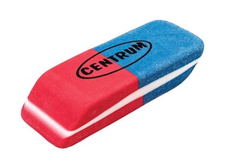 Dzēšgumija Centrum, zīmulim un pildspalvai