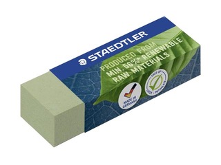 Dzēšgumija Staedtler 526 80, Eco, zaļa