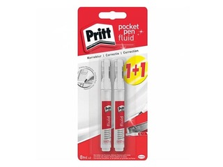 Korekcijas pildspalva Pritt, Pocket Pen, 8 ml, 2 gab.