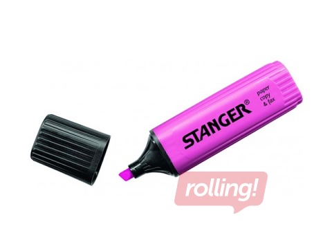 Teksta marķieris Stanger, 1-5 mm, rozā