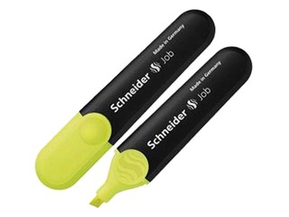 Teksta marķieris Schneider Job, 1-4.5 mm, dzeltens