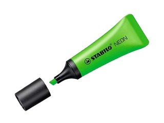 Teksta marķieris Stabilo NEON, 2 -5mm,  zaļš