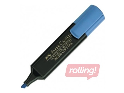 Teksta marķieris Faber - Castell, zils, 1.2-5mm