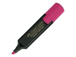 Teksta marķieris Faber - Castell, rozā, 1.2-5mm