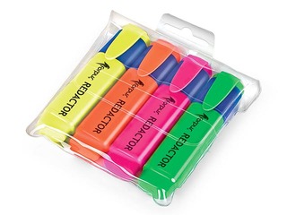 Teksta marķieru komplekts Forpus, 2-5 mm, 4 krāsas