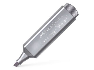 Teksta marķieris Faber - Castell, 1- 5 mm, perlamutra sudraba