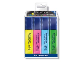 Teksta marķieru komplekts Staedtler Textsurfer 364, 4 krāsas